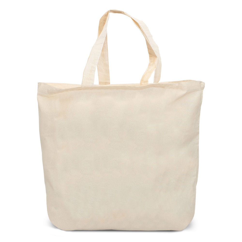 CADAQUES – Baumwolltasche mit Bodenfalte und langen Henkeln