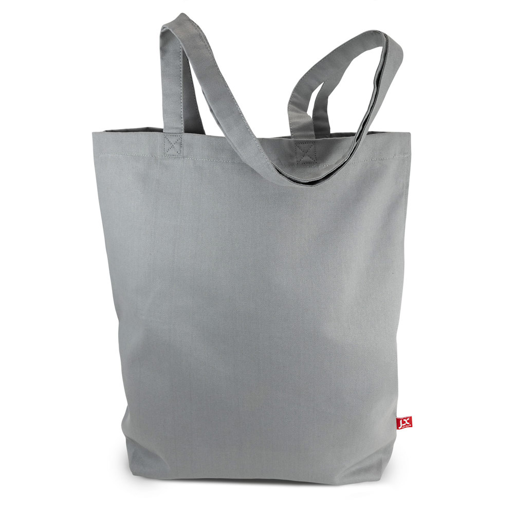 MELBOURNE - Schwere Baumwolltasche mit langen Henkeln - Grau