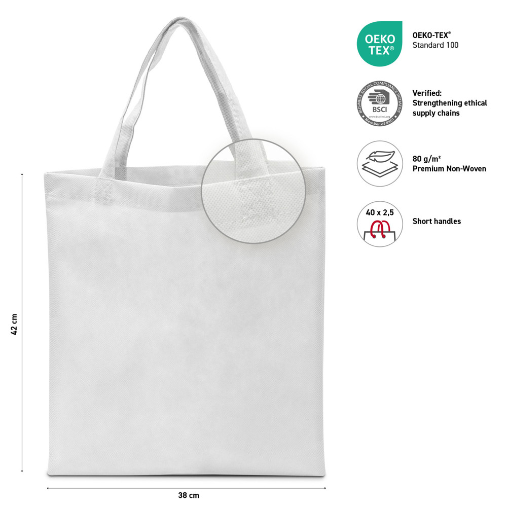 WIEN – Tote bag with short handles | White | A1288-50-00