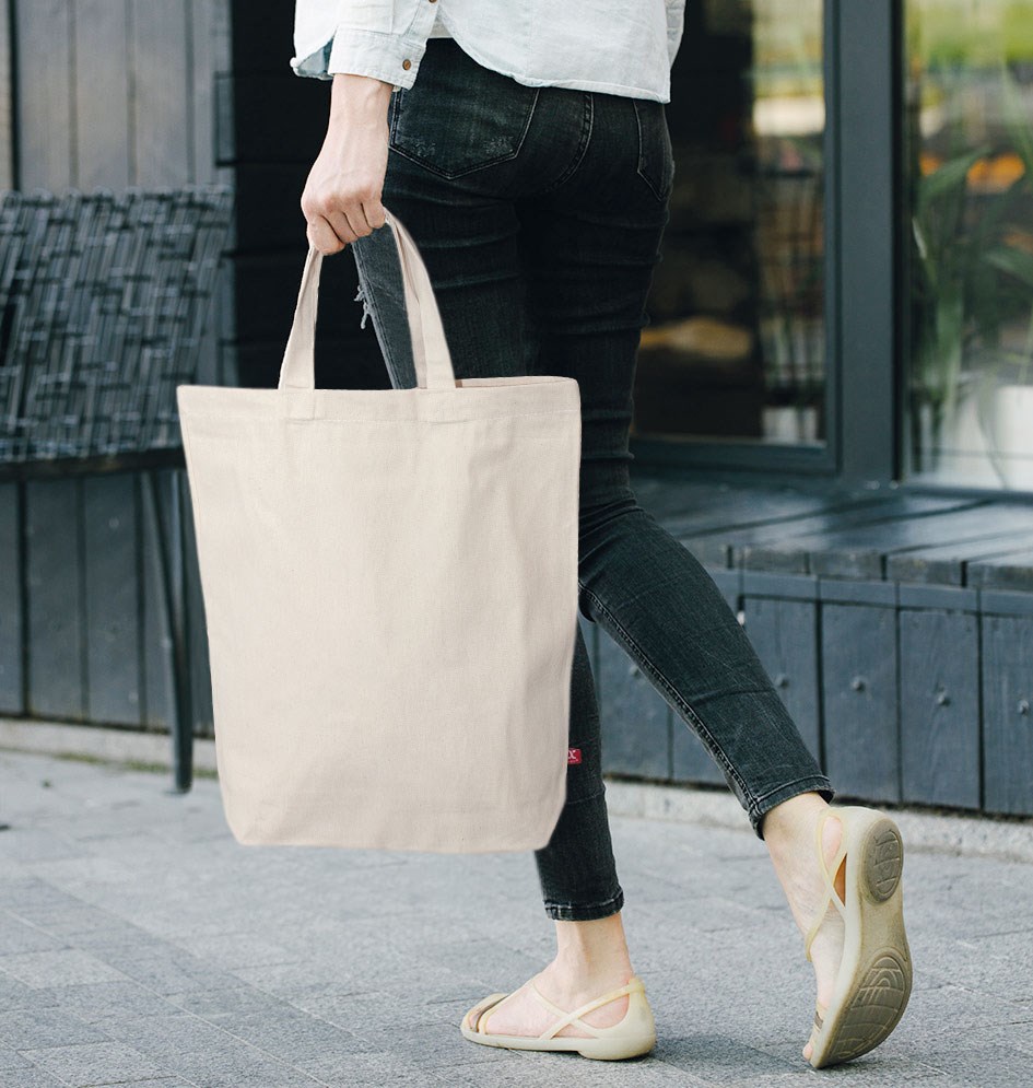 SYDNEY - Schwere Baumwolltasche mit kurzen Henkeln SYDNEY - Schwere Baumwolltasche mit kurzen Henkeln
