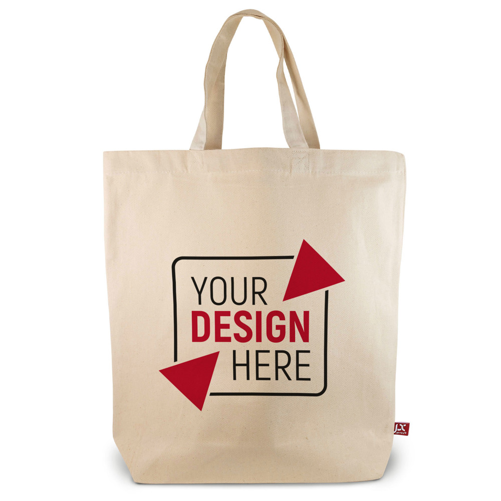 SYDNEY – Canvas-Tasche mit Bodenfalte und kurzen Henkeln
