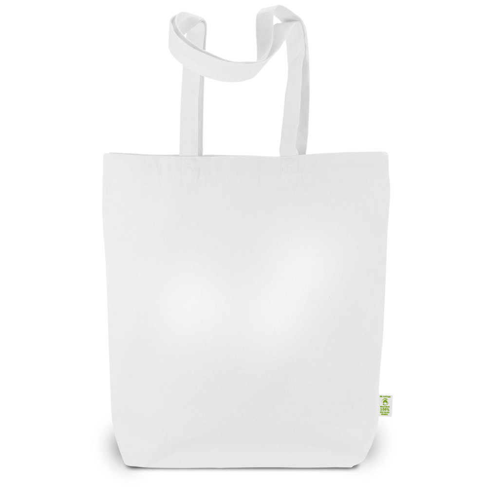 FREIBURG – Tragetasche aus recycelter Canvas-Baumwolle mit langen Henkeln