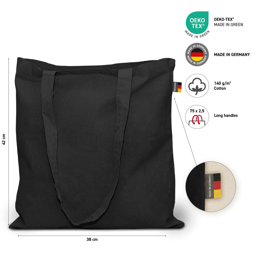 BREMEN – Baumwolltasche mit langen Henkeln, Made in Germany