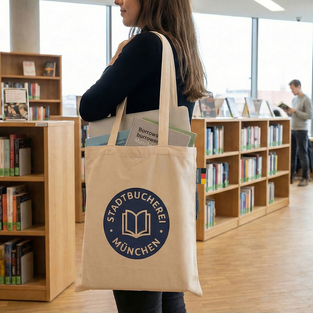 BREMEN – Baumwolltasche mit langen Henkeln, Made in Germany