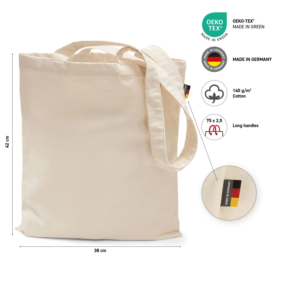 BREMEN – Baumwolltasche mit langen Henkeln, Made in Germany